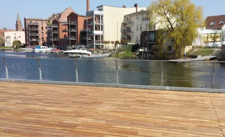 Terasă-ponton stejar